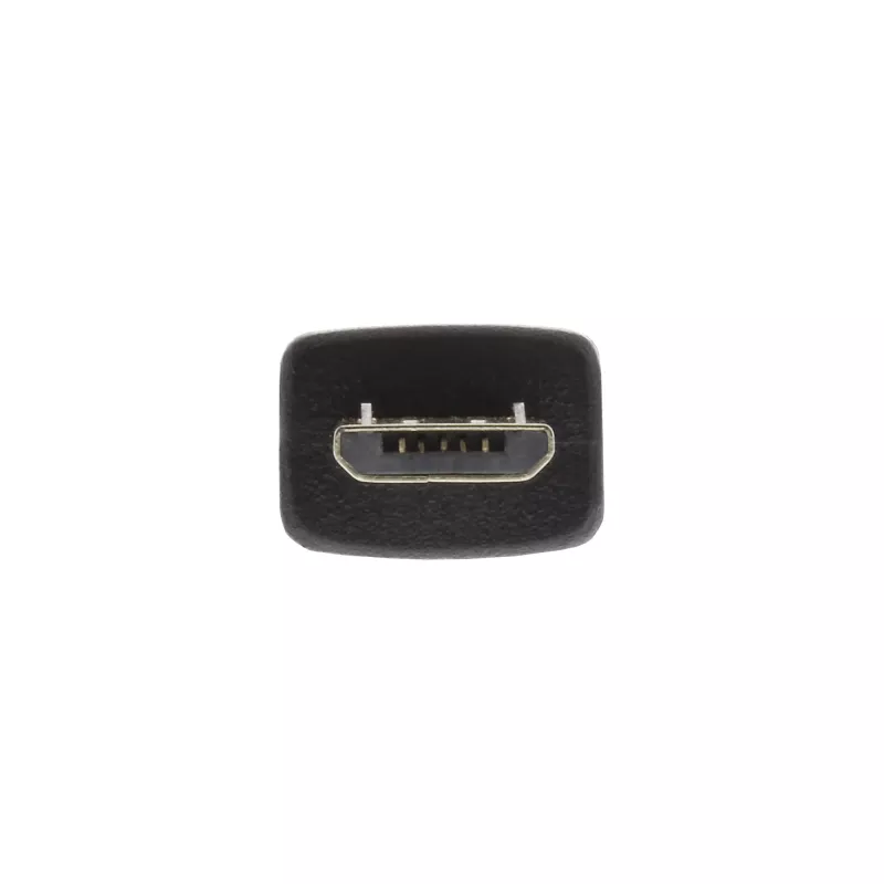 Cable adaptador Micro USB OTG InLine conector macho Micro-B en ángulo a conector hembra USB A 0,1 m