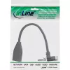 Cable adaptador Micro USB OTG InLine conector macho Micro-B en ángulo a conector hembra USB A 0,1 m