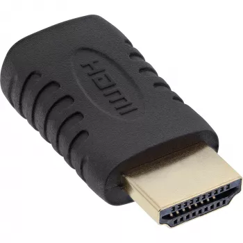 Adaptador HDMI InLine 17691G HDMI conector macho / Mini HDMI conector hembra dorado