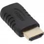Adaptador HDMI InLine 17691G HDMI conector macho / Mini HDMI conector hembra dorado