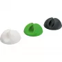 Pinza de goma para cables InLine 6 uds. — blanco, verde, negro — clips organizadores de cables