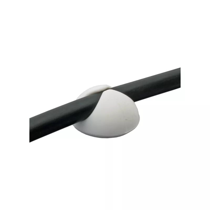 Pinza de goma para cables InLine 6 uds. — blanco, verde, negro — clips organizadores de cables