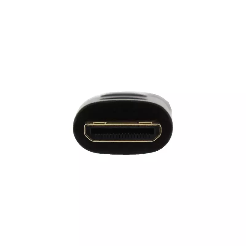 Cable HDMI High Speed con Ethernet InLine, AM/CM, extraplano, negro/dorado, 1,5 m
