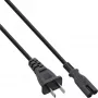 Cable de alimentación InLine conector China a Euro8 IEC-C7, negro, 1,8 m