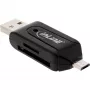 Lector de tarjetas OTG InLine Dual para SD y microSD 66779