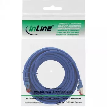 Cable de red S/FTP PiMF Cat.6 250MHz cobre libre de halógenos azul 15 m InLine