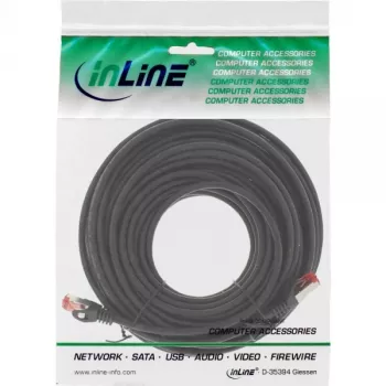 Cable de red S/FTP PiMF Cat.6 250MHz cobre libre de halógenos negro 15 m InLine