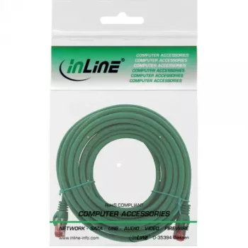 Cable de red S/FTP PiMF Cat.6 250MHz cobre libre de halógenos verde 15 m InLine