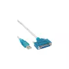 Cable de impresora USB InLine 33397I 1,8 m conector Type-A macho a conector hembra DB25