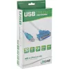 Cable de impresora USB InLine 33397I 1,8 m conector Type-A macho a conector hembra DB25