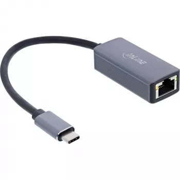 Cable adaptador de red InLine USB 3.2 a 2.5G Ethernet, USB-C a RJ45
