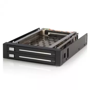 Backplane para rack móvil hot swap SATA sin bandejas StarTech.com de 2 unidades de 2,5 pulgadas