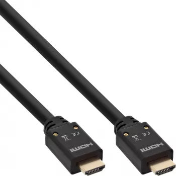 Cable activo HDMI InLine, HDMI High Speed con Ethernet, M/M, 20 m