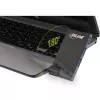 Hub InLine USB 3.0 giratorio, 4 puertos, negro