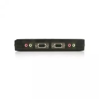 Kit switch KVM USB StarTech.com de 4 puertos negro con cables y audio
