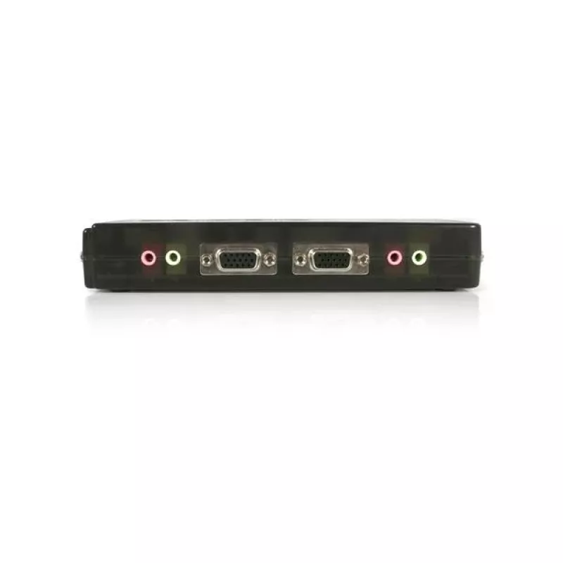 Kit switch KVM USB StarTech.com de 4 puertos negro con cables y audio