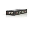 Kit switch KVM USB StarTech.com de 4 puertos negro con cables y audio