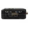 Kit switch KVM USB StarTech.com de 2 puertos negro con audio y cables