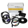 Kit switch KVM USB StarTech.com de 2 puertos negro con audio y cables