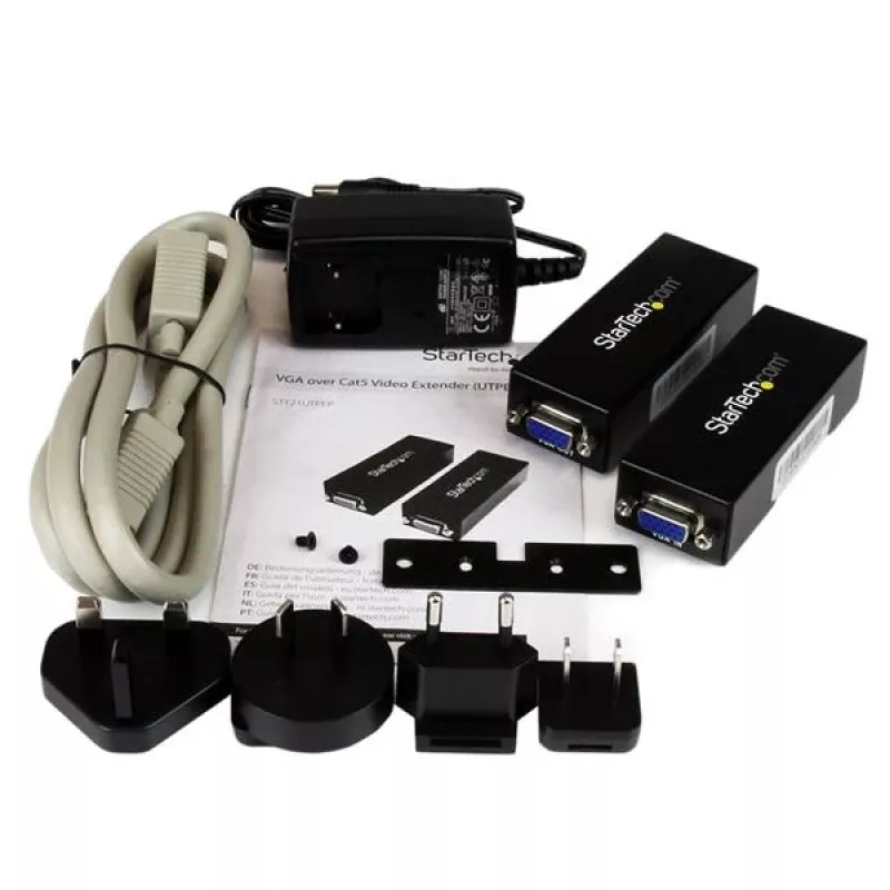 Kit extensor de monitor VGA a Cat5 StarTech.com (250 ft/80 m) - Extensor VGA-Cat5