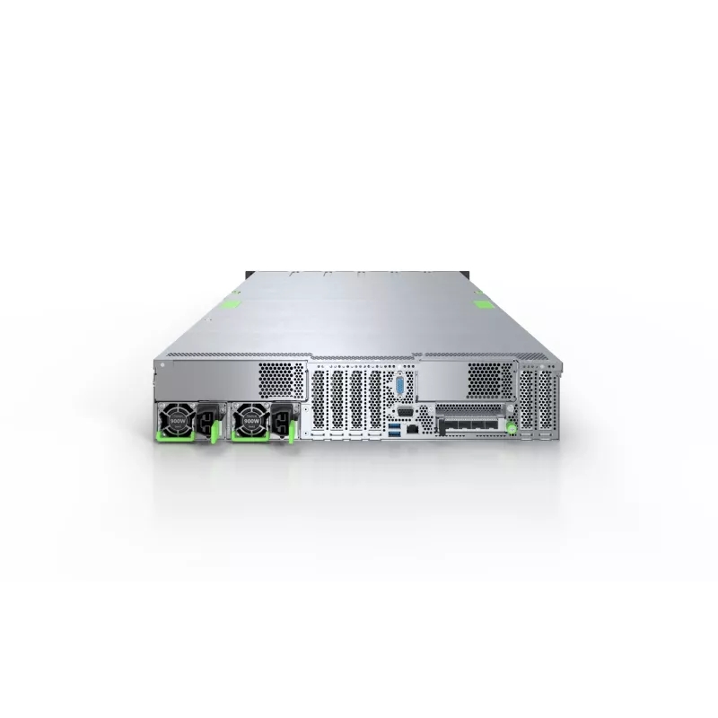 Fujitsu PRIMERGY RX2540 M6 VFY:R2546SC241IN servidor en rack (2U), 1x Intel Xeon Silver 4314 16C 2,4 GHz, 16 GB RAM, 16x 2,5" SFF hot-swap, sin HDD, 1GbE, 900 W