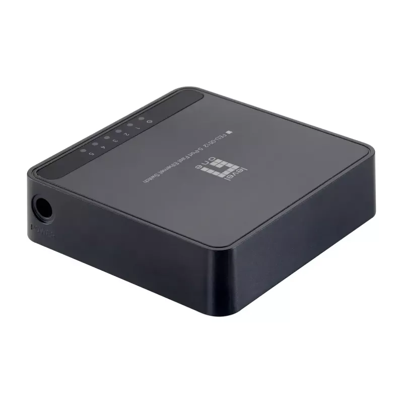 Switch de red LevelOne FEU-0512 Fast Ethernet 10/100 negro