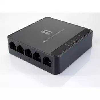 Switch de red LevelOne FEU-0512 Fast Ethernet 10/100 negro
