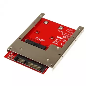 Convertidor adaptador StarTech.com de SSD mSATA a SATA de 2,5