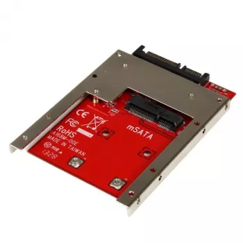 Convertidor adaptador StarTech.com de SSD mSATA a SATA de 2,5