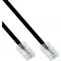 Cable ISDN InLine RJ45 conector macho / conector macho 8P4C 3 m