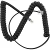 Cable espiral para auricular InLine, RJ10 4P4C M/M, negro, máx. 2 m