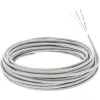 Cable telefónico InLine 4 hilos rígido instalación 2x2x06mm apantallado 25 m