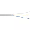 Cable de instalación telefónica InLine 4 hilos rígido 2x2x0,6mm apantallado 100 m