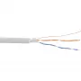 Cable de instalación telefónica InLine 4 hilos rígido 2x2x0,6mm apantallado 100 m