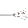 Cable telefónico InLine 12 hilos, instalación con hilo rígido 6x2x0,6mm apantallado 100 m