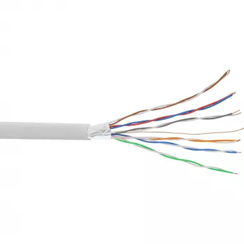 Cable telefónico InLine 12 hilos, instalación con hilo rígido 6x2x0,6mm apantallado 100 m