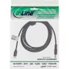 Cable de carga InLine USB-C a portátil ASUS/Lenovo (redondo), 2 m
