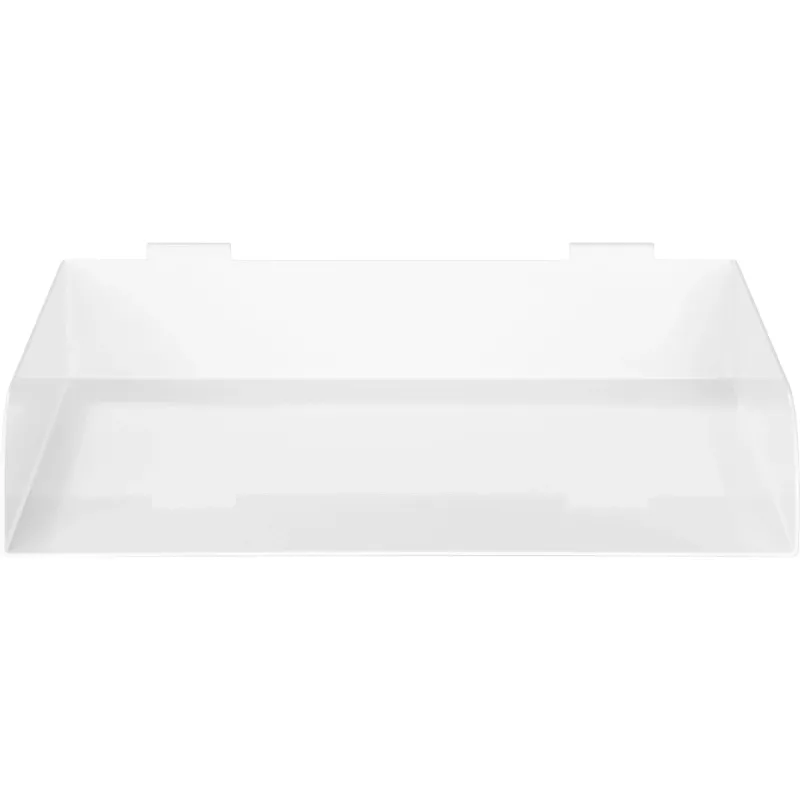 Estantería modular InLine Slatwall Shelf large blanca acero 318 mm 250 mm 68 mm