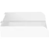 Estantería modular InLine Slatwall Shelf large blanca acero 318 mm 250 mm 68 mm