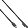 Cable de carga InLine USB-C a Surface, 1 m