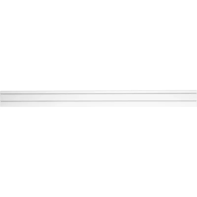 Panel Slatwall de aluminio InLine para montaje en pared, blanco, 1,2 m