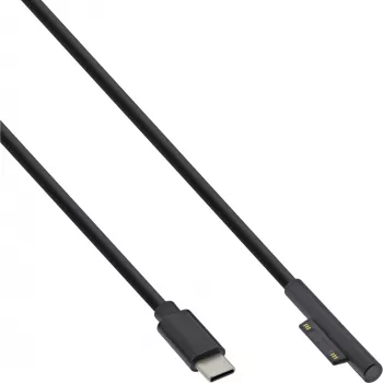 Cable de carga USB-C a Surface InLine 26670B 3 m