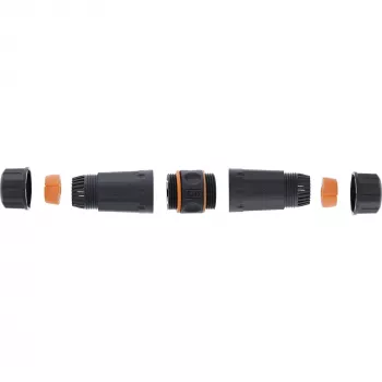 Acoplador Cat.6A InLine, impermeable IP68, 2x RJ45 H/H, 1:1