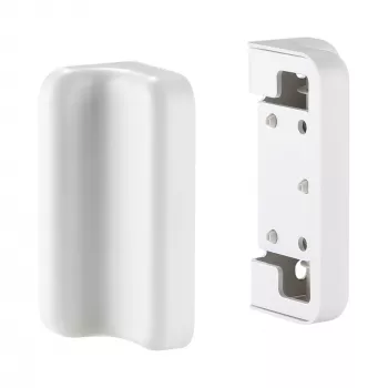 Soporte de montaje Slatwall InLine para panel de pared, blanco, 2 uds., par