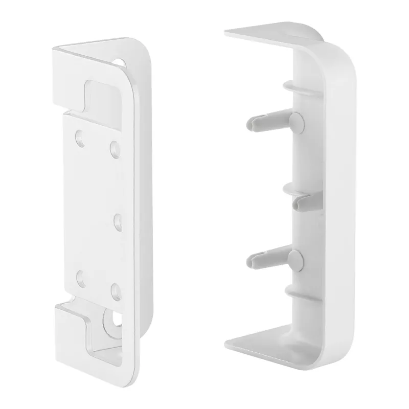 Soporte de montaje Slatwall InLine para panel de pared, blanco, 2 uds., par