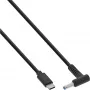 Cable de carga InLine USB-C a portátil HP (redondo/pequeño), 2 m