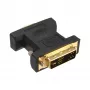 Adaptador DVI-A InLine DVI 12+5 macho a VGA 15HD hembra dorado