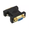 Adaptador DVI-A InLine DVI 12+5 macho a VGA 15HD hembra dorado