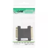 Adaptador DVI-I InLine digital + analógico 24+5 hembra / hembra negro dorado