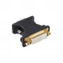 Adaptador DVI-A InLine DVI 24+5 hembra / HD15 macho con baño de oro